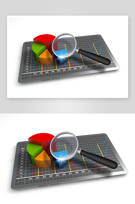 商务大数据看板表格展示