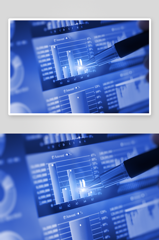 商务大数据看板表格展示