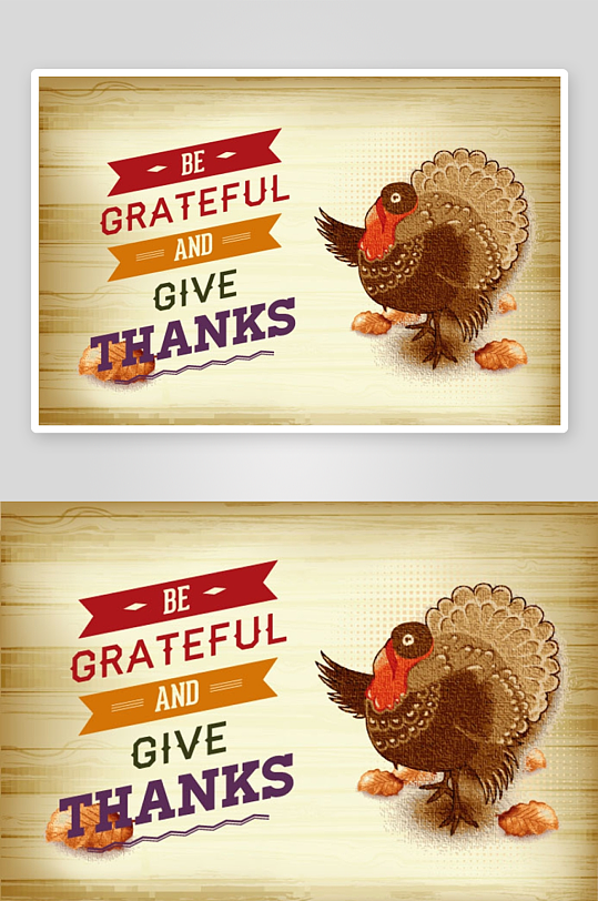 美国感恩节传单设计素材-众图网