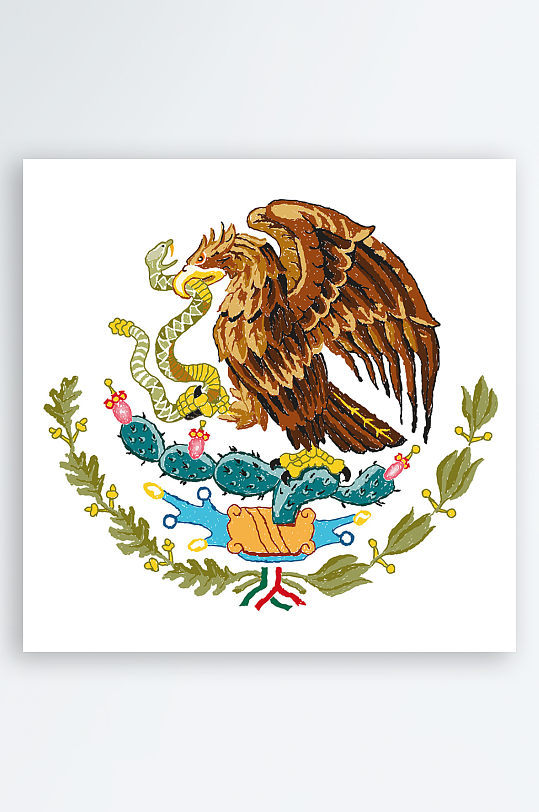 墨西哥图标风格设计素材