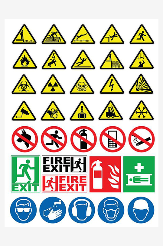 危险图标危险标志警告标志