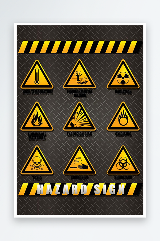 危险图标危险标志警告标志