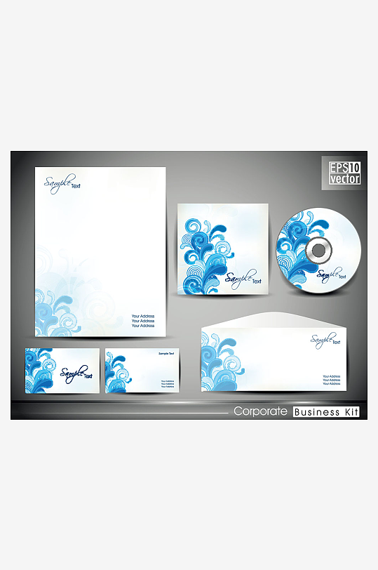 公司视觉形象设计周边产品设计-众图网