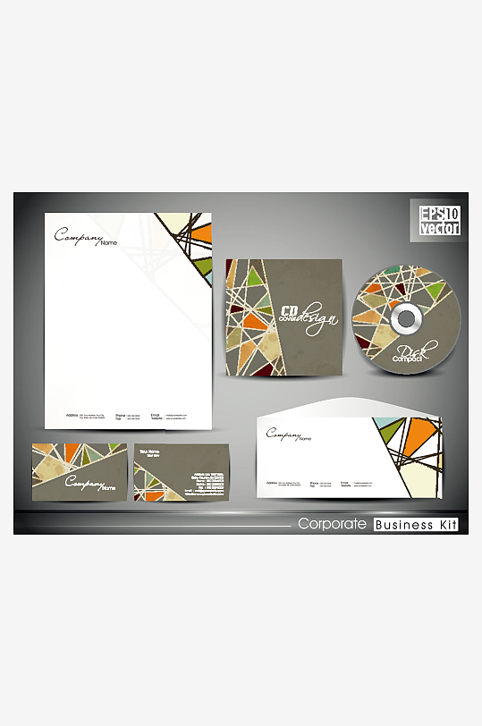 公司视觉形象设计周边产品设计-众图网