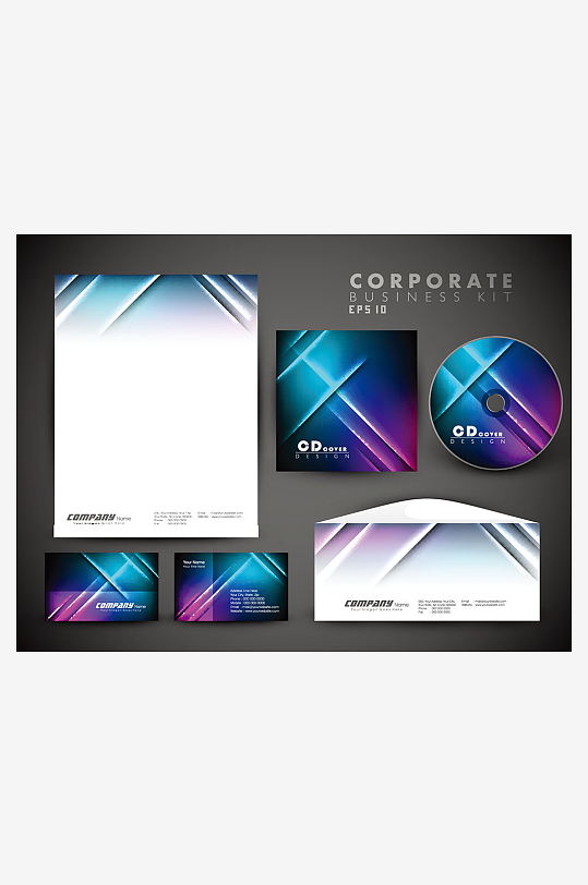 公司视觉形象设计周边产品设计素材-众图网