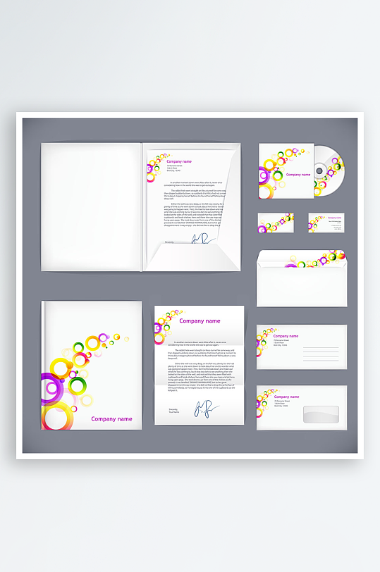 公司视觉形象设计周边产品设计素材-众图网