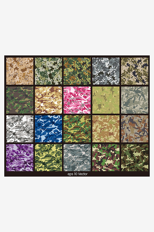 迷彩服图案迷彩背景设计-众图网