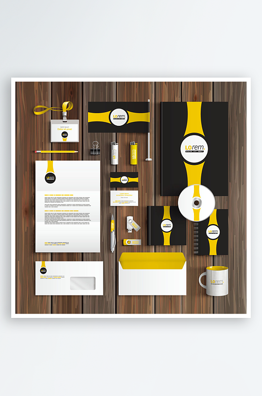 企业VI视觉周边产品设计-众图网