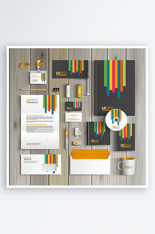 企业VI视觉周边产品设计-众图网