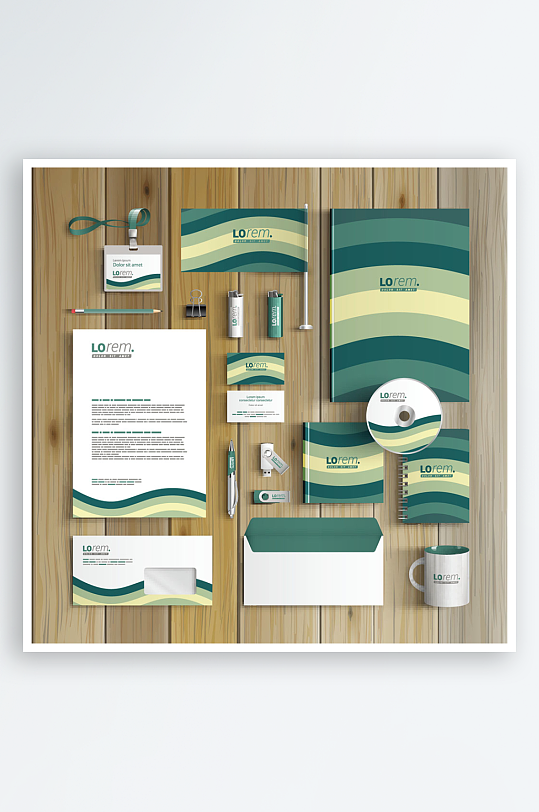 企业VI视觉周边产品设计-众图网