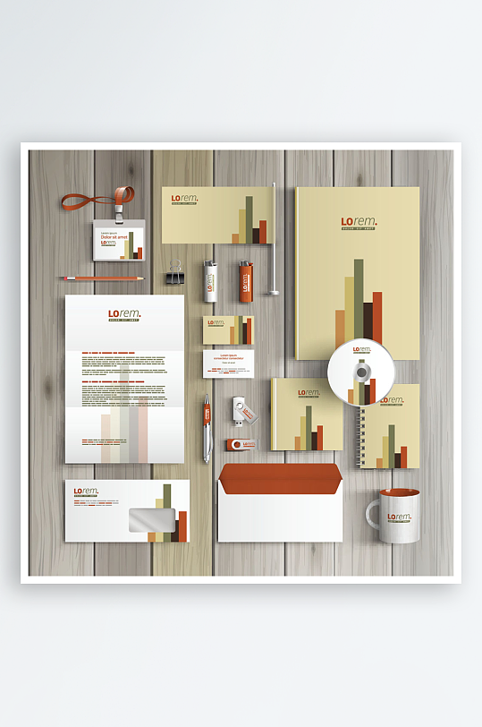 企业VI视觉周边产品设计-众图网