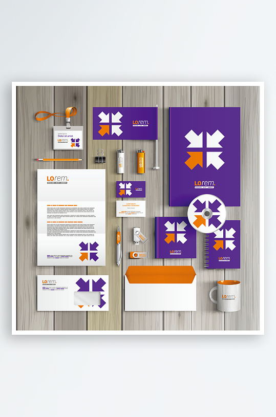 企业VI视觉周边产品设计素材-众图网