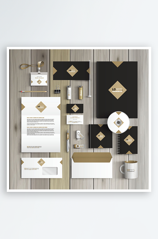 企业VI视觉周边产品设计素材-众图网