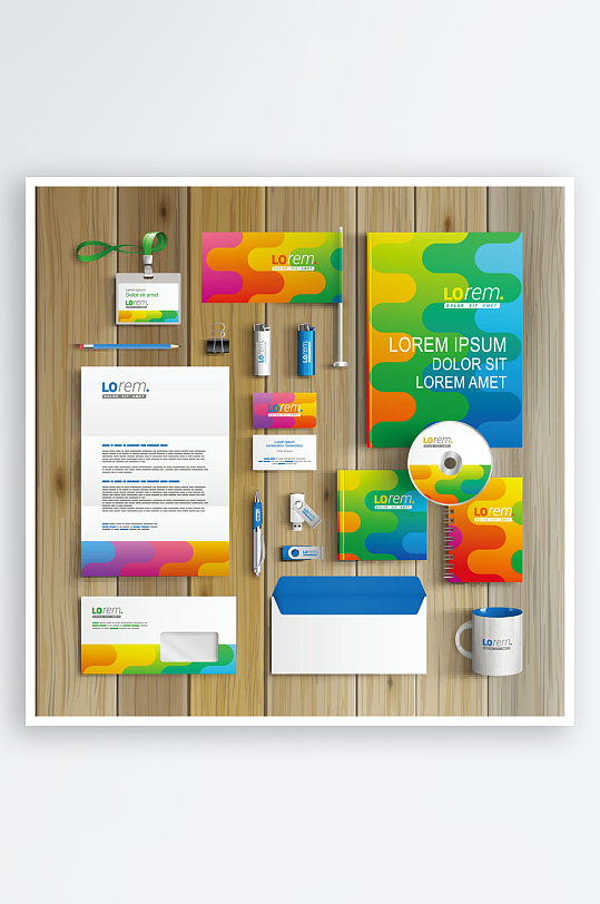 企业VI视觉周边产品设计素材-众图网