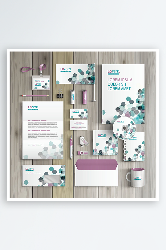 企业VI视觉周边产品设计素材-众图网