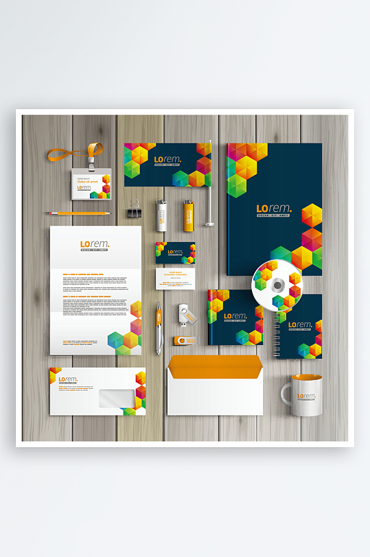 企业VI视觉周边产品设计素材-众图网