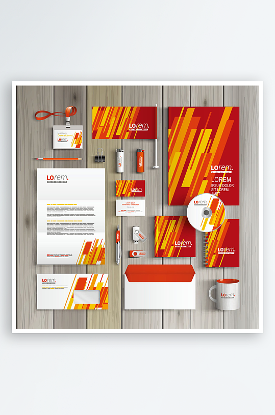 企业VI视觉周边产品设计素材-众图网