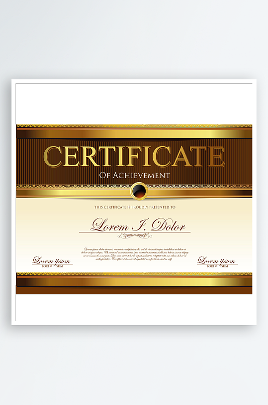 证书设计证明文件-众图网