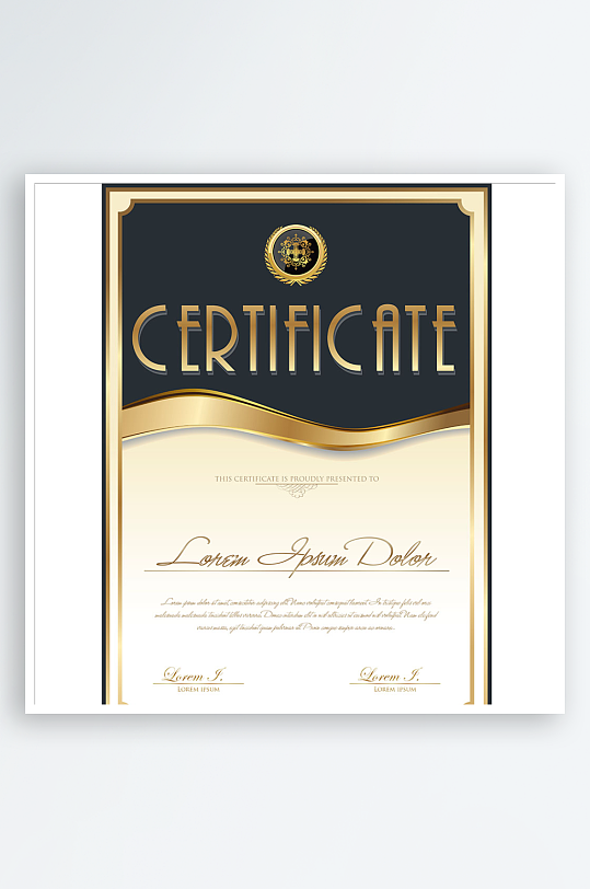 证书设计证明文件素材-众图网