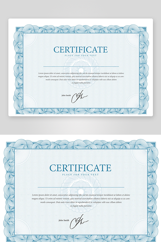 证书设计证明文件素材-众图网