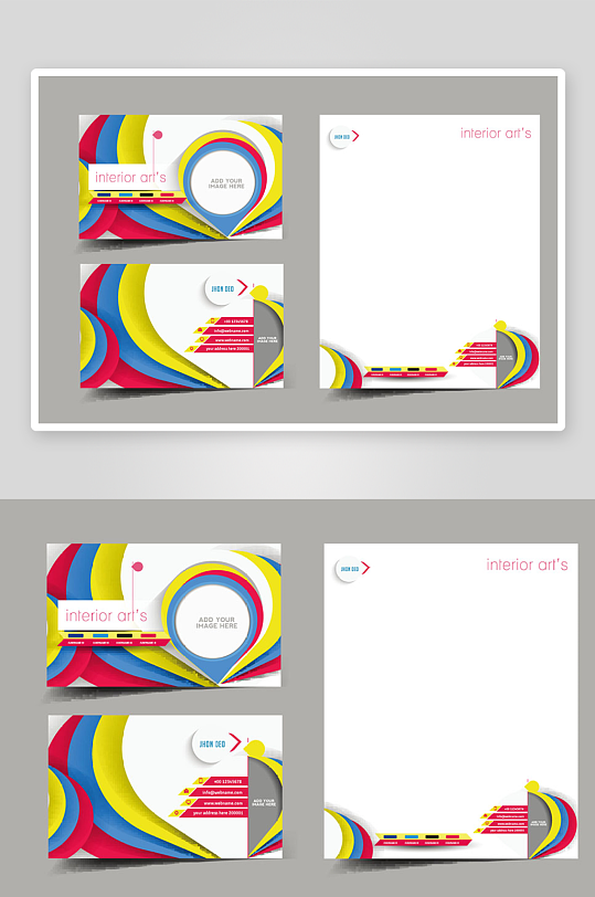 企业海报传单宣传折页-众图网