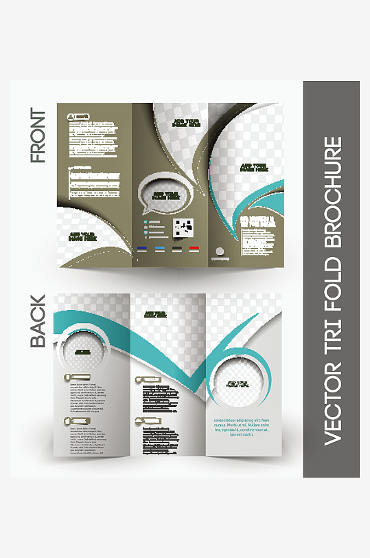 企业海报传单宣传折页素材-众图网