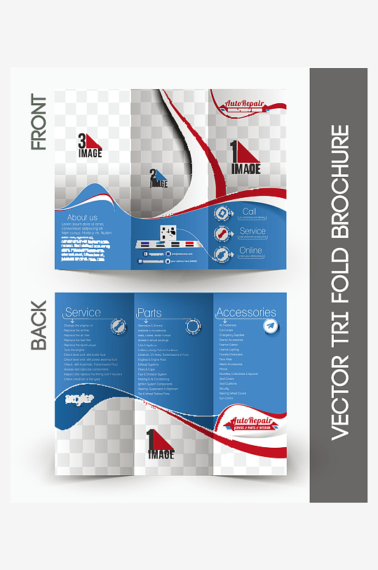 企业海报传单宣传折页素材-众图网