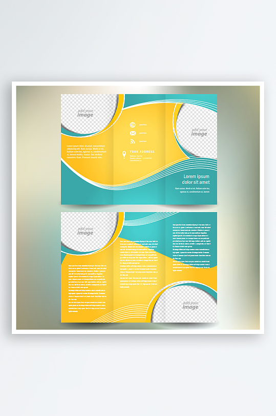 企业海报传单宣传折页素材-众图网