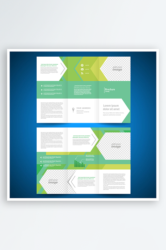 企业海报传单宣传折页-众图网