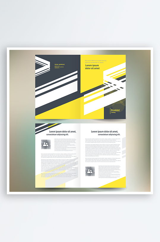 企业海报传单宣传折页-众图网