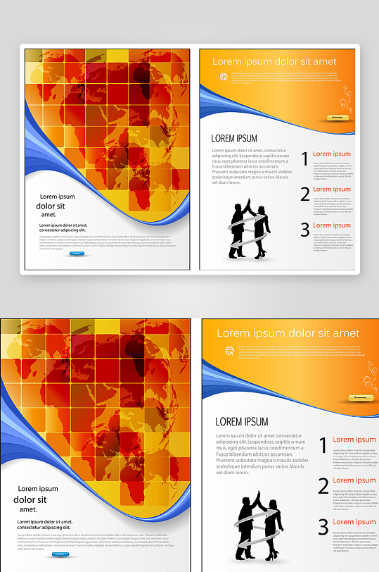 企业海报传单宣传折页-众图网