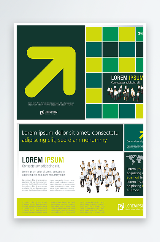 企业海报传单宣传折页-众图网