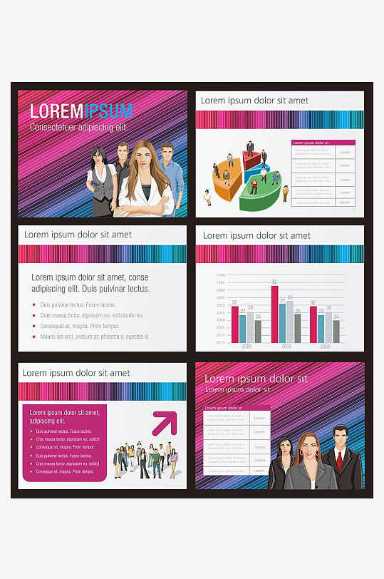 企业海报传单宣传折页-众图网