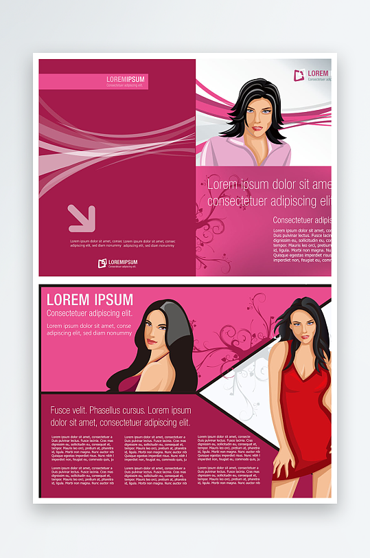 企业海报传单宣传折页-众图网