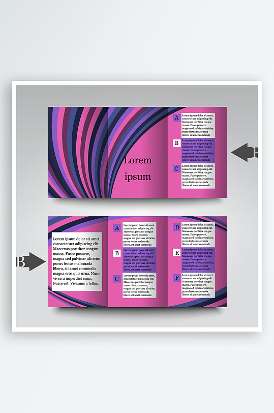 企业海报传单宣传折页-众图网