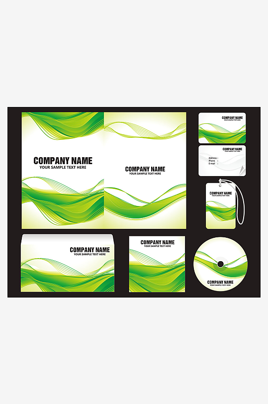 企业海报传单宣传折页素材-众图网