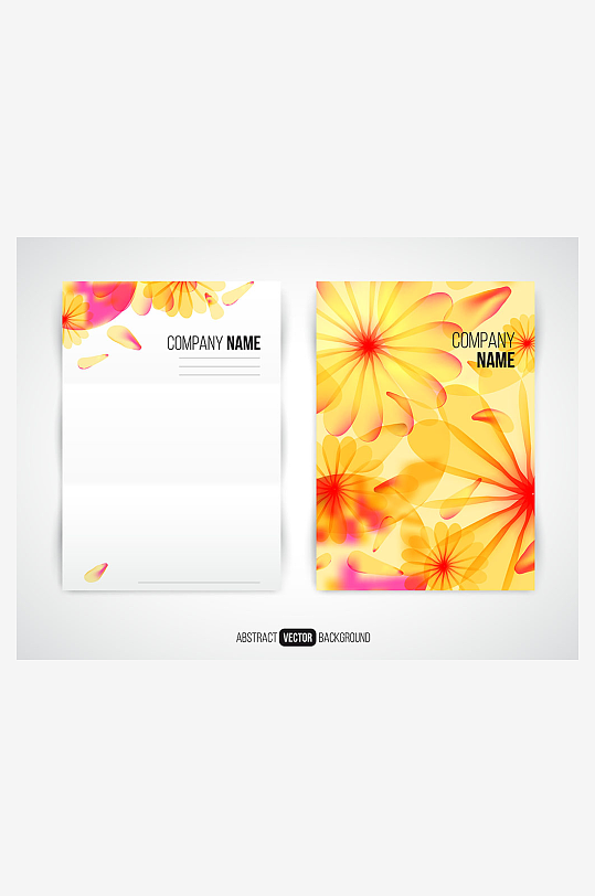 企业海报传单宣传折页素材-众图网