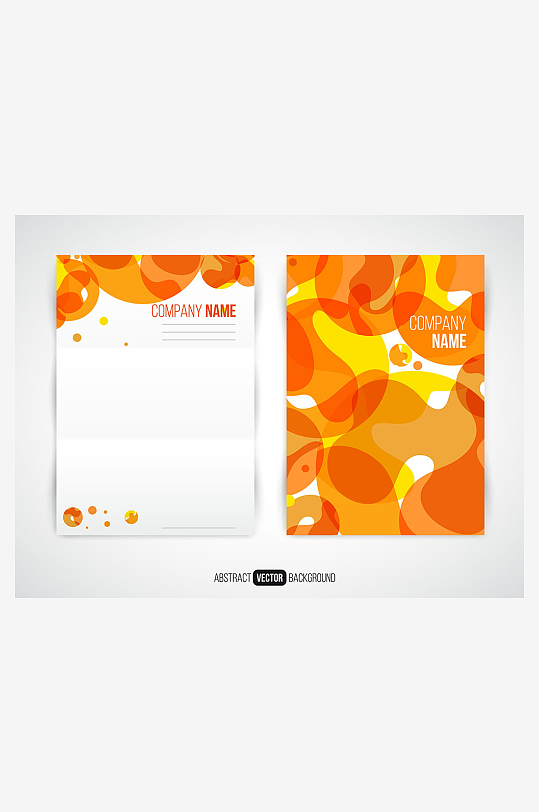 企业海报传单宣传折页素材-众图网