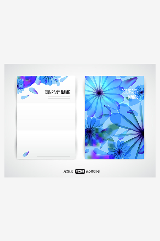 企业海报传单宣传折页素材-众图网