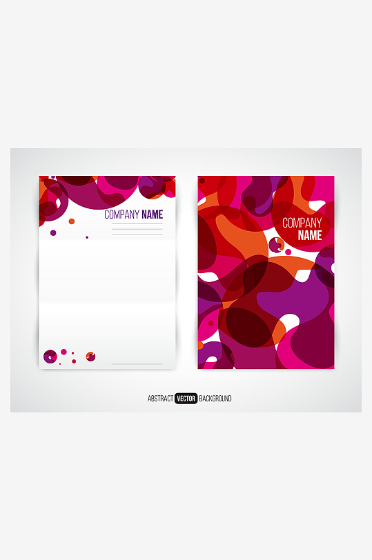 企业海报传单宣传折页素材-众图网