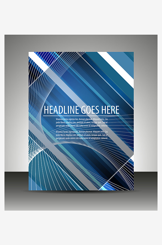 企业海报传单宣传折页-众图网