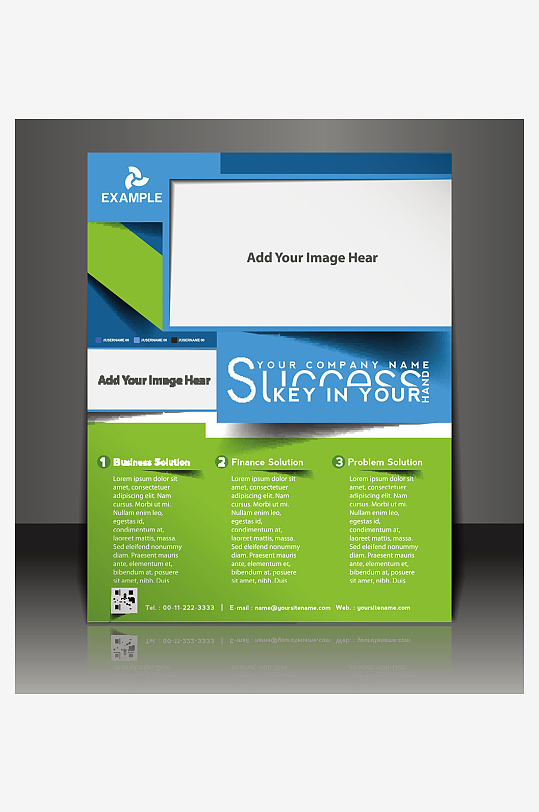 企业传单广告海报宣传折页-众图网