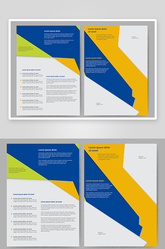 企业传单广告海报宣传折页素材-众图网