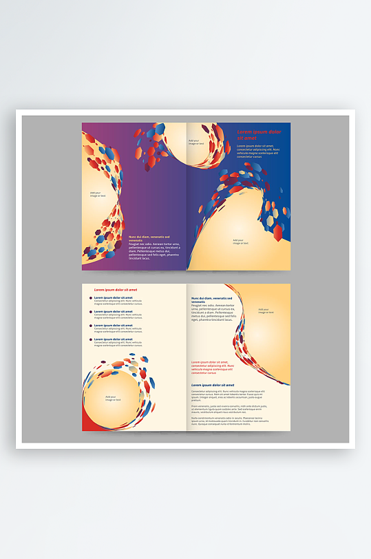企业传单广告海报宣传折页素材-众图网
