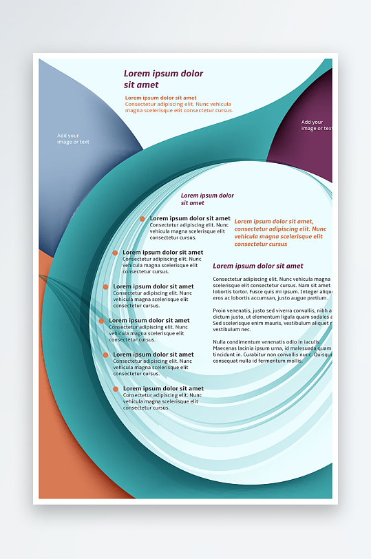 企业传单广告海报宣传折页素材-众图网