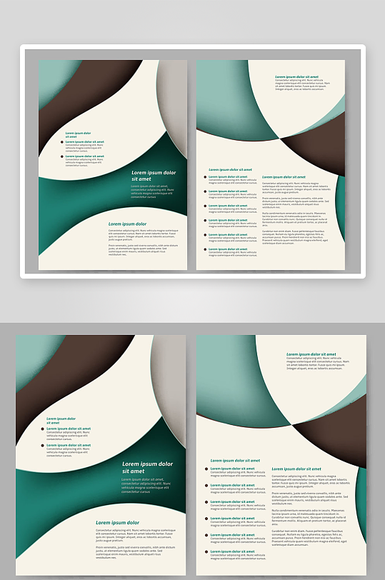 企业传单广告海报宣传折页素材-众图网