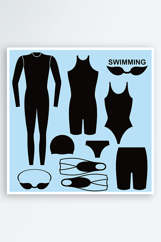 潜水设计潜水运动潜水用具素材-众图网