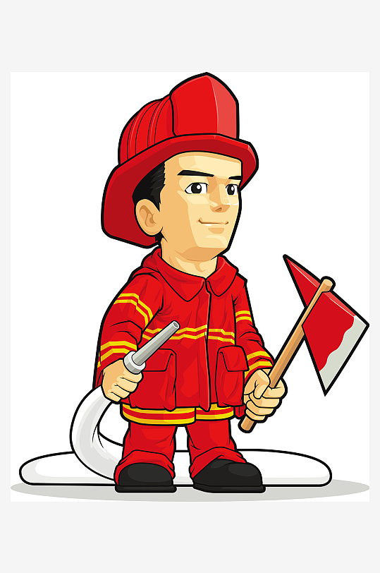 消防员灭火救火设计-众图网