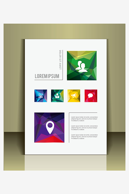 企业宣传广告传单折页-众图网