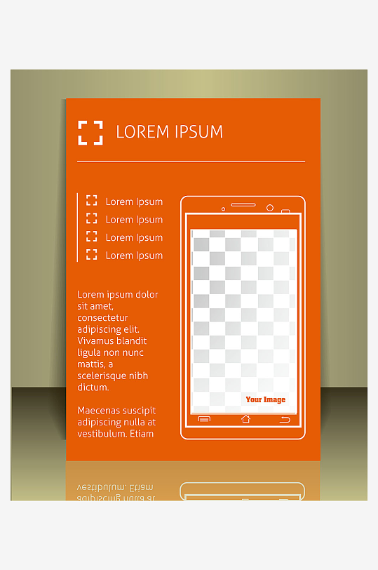 企业宣传广告传单折页-众图网